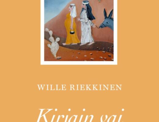 Kirjan kansi, jossa kuvituskuva Joosefista ja raskaana olevasta Mariasta ja teksti Kirjain vai henki